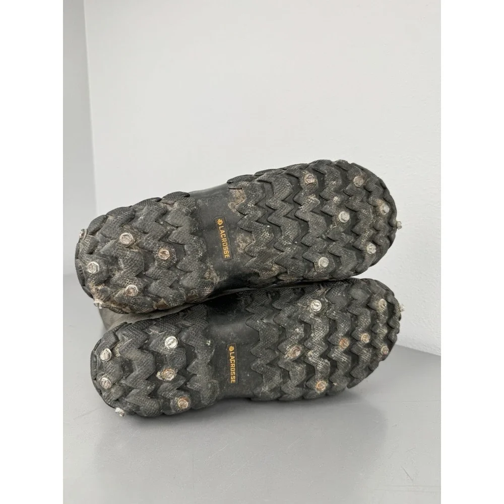 Lacrosse Rubber Hunting Boots Mens 12 Alpha Lite Camo‎ Waterproof Gray Work 16